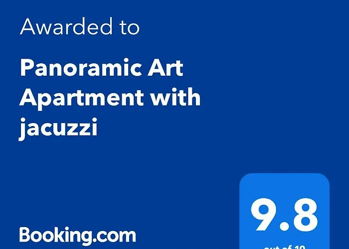 Panoramic Art With Jacuzzi Lägenhet *